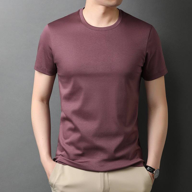Men's Summer New Casual Solid Color T-shirt